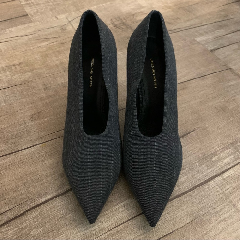 Dries Van Noten Denim Pump
